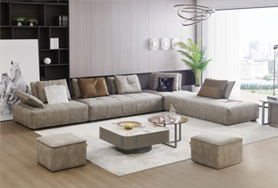 AS001-1沙发+AD01-6小方凳